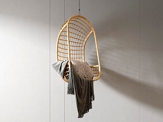 Modern Hanging Chair Balcony Hanging Chair 3d model