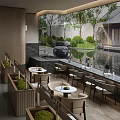 Sales Office Negotiation Area Reception Rest Area 3d model
