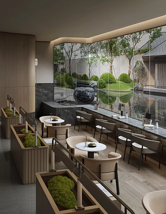 Sales Office Negotiation Area Reception Rest Area 3d model
