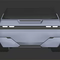 Sleek Modern Futuristic Car With Silver Metallic Exterior And Reflective Surface