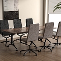 Modern Conference Table Modern Conference Table and Chair Combination Meeting Room 3d model