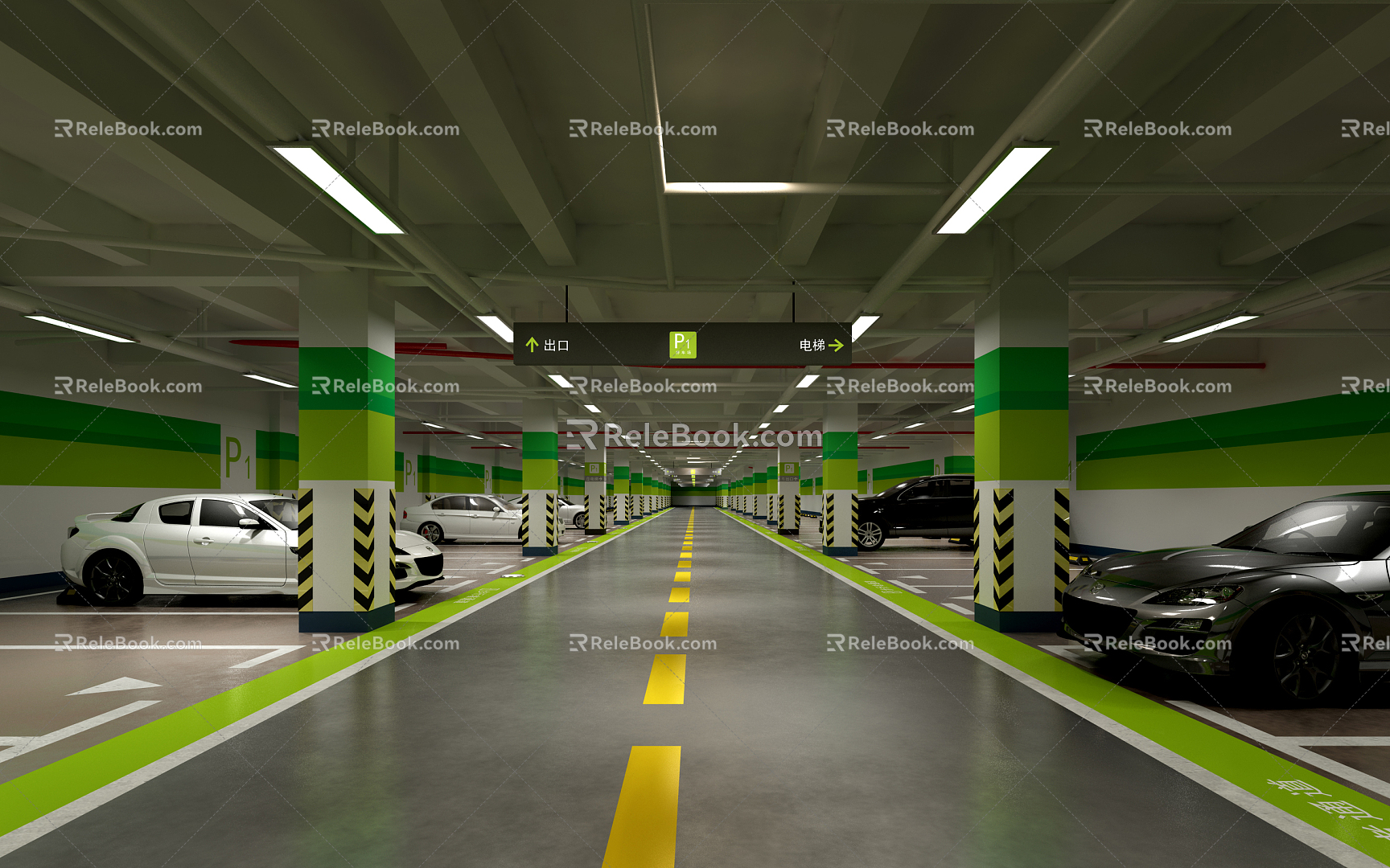 Parking 3d model