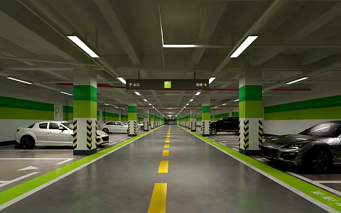Parking 3d model