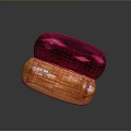 Shiny Purple And Orange Oval Fashion Accessories For Daily Clothing Outfit