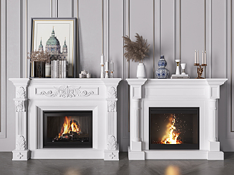 Jane's Fireplace 3d model