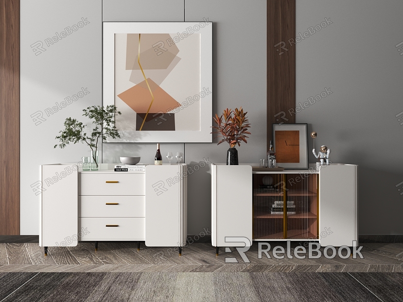 Light Luxury Sideboard model