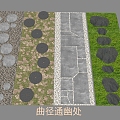 Stone Steps Bluestone Slab Bluestone Steps Blackstone Pavement Pavement Bluebrick Stone Ting Step Stone Strip 3d model