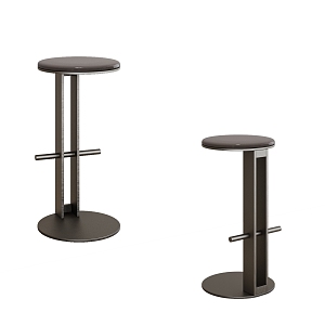 Modern Bar Stool Bar Chair High Stool 3d model