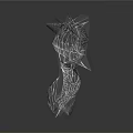 Modern Spider Web Items 3d model