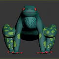 Frog Poison Frog Game Frog Reptile Cold Blooded Animal Reptile 3d model