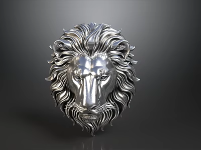 Luxury Silver Lion Inspired Sofa And Coffee Table Combination For Upscale Modern Stylish Living Room 3d model
