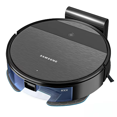 Samsung MAX Robotic Vacuum Cleaner With Modern Black Design And Smart Cleaning Features 3d model