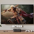 Smart TV Wall-mounted TV 3d model