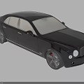 Black Luxury Sedan With Light Interior And Black Wheels Red Brake Calipers
