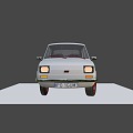 Polish Fiat Sedan 3d model