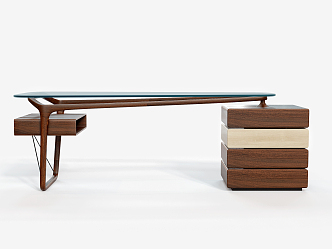 Modern Desk 3d model