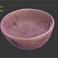 Handmade Red Ceramic Bowl Sculpture Carving With Textured Surface And Artistic Craftsmanship