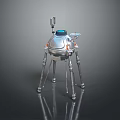 Robot Spider Robot Mecha Spider Science Fiction Spider Mechanical Spider Battery Spider Tower Defense 3d model