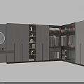 Modern Luxury Wardrobe Design With Open Mirror Lighting Multi layer Shelves Hanging Area And Drawers
