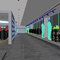 Spacious Modern Clothing Store Interior With Clothing Racks Mannequins And Natural Light