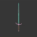 Modern Sword Officer Sword Long Sword 3d model