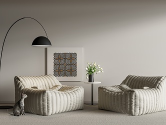 Modern Lazy Sofa 3d model