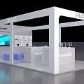 Modern Mobile Phone Store Huawei Experience Store 3d model