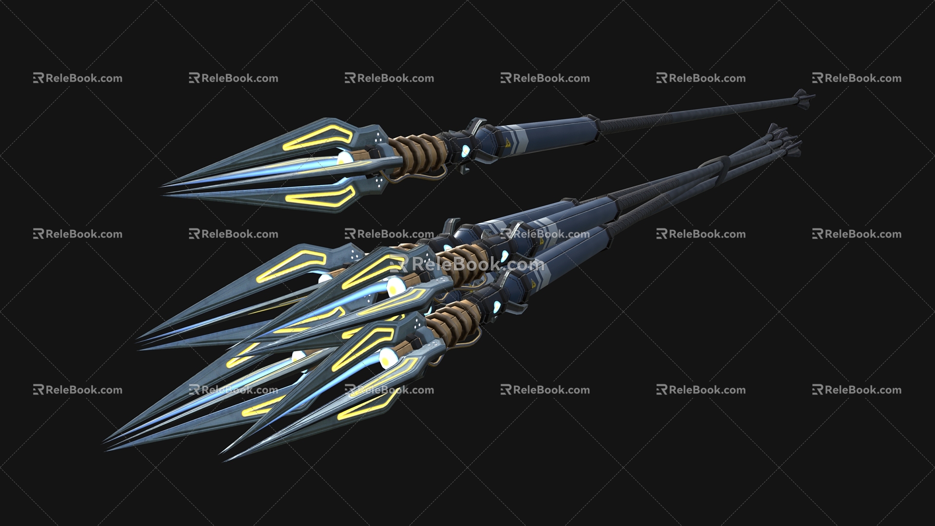 Science Fiction Electronic Arrow Weapon Future Weapon 3d model