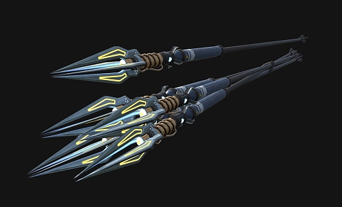 Science Fiction Electronic Arrow Weapon Future Weapon 3d model