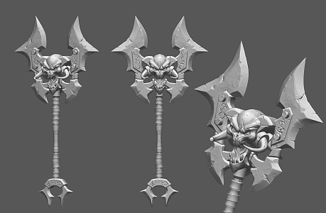 Axe Stone 3d model