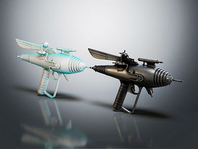 Retro Ray Gun model