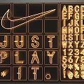 Commercial Stencil Design Tool With Alphabet Numbers And Symbols For Business Use
