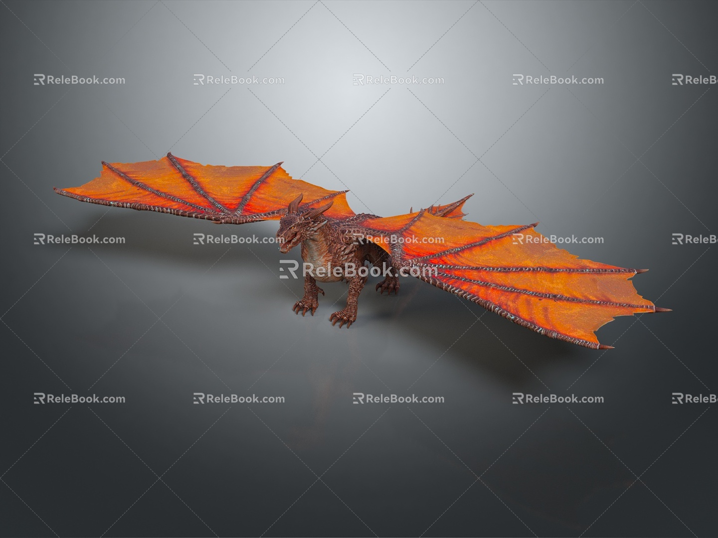 Modern Dinosaurs Jurassic Western Dragon 3d model