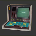 LOADMASTER Control Console Featuring Loading Display Screen Blue Buttons And Knobs
