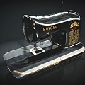 Modern Sewing Machine Modern Realistic Machine Sewing Machine Home Retro 3d model