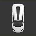 Silver Modern Sports Car With Sleek Design Aerodynamic Body And Reflective Surface