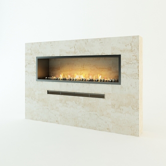 Fireplace 3d model