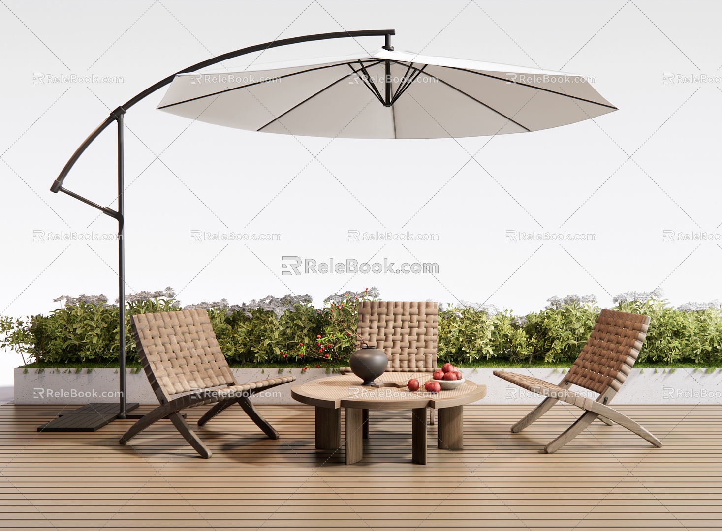 Modern outdoor tables and chairs model