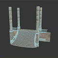 Classical Architectural Design With Grand Staircase Tall Columns And Ornate Balustrade