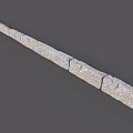 Municipal Road Concrete Curb Segmented Design For Urban Pavement Construction