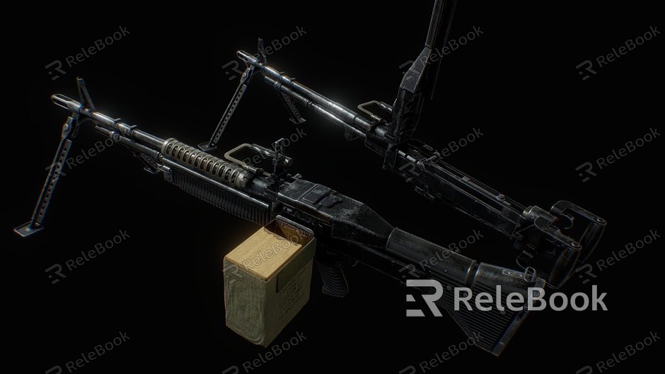 machine gun model