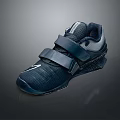 Blue And Gray Sports Shoes With Double Straps And Breathable Mesh For Comfortable Daily Wear