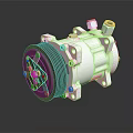 Automotive AC Compressor with Metal Housing Pulley and Bolt Mechanical Structure