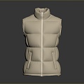 Vest waistcoat cotton waistcoat down waistcoat down jacket thick waistcoat winter coat cotton coat 3d model