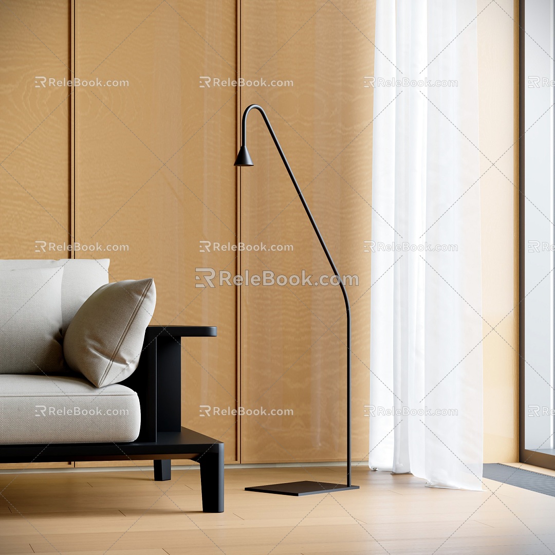 Minimalist Floor Lamp Reading Lamp Fishing Lamp Sofa Floor Lamp Vertical Table Lamp model