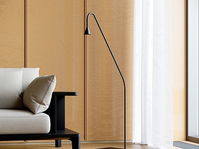 Minimalist Floor Lamp Reading Lamp Fishing Lamp Sofa Floor Lamp Vertical Table Lamp model