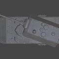 Detailed Military Tank Featuring Large Cannon Heavy Armor Turret And Tracks
