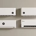 Modern White Wall Mounted Air Conditioning Units Home Cooling Appliances Design