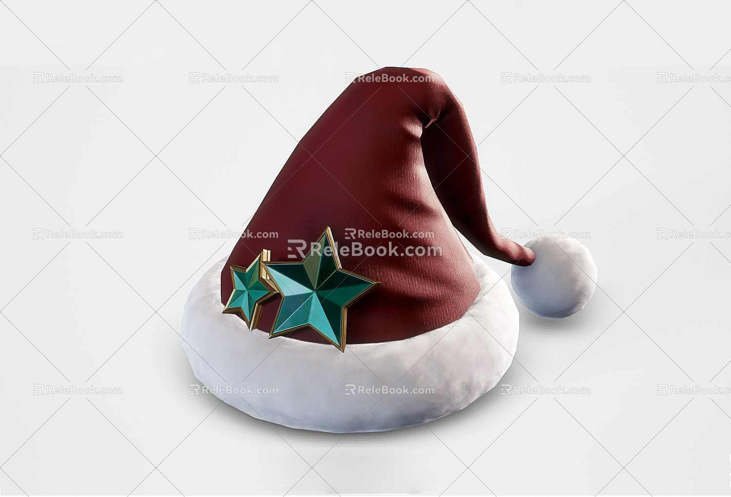 Modern Christmas Hat Christmas Hat Christmas Hat 3d model