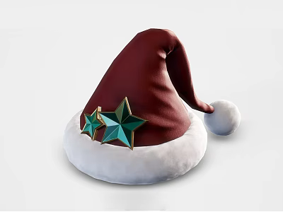 Modern Christmas Hat Christmas Hat Christmas Hat 3d model